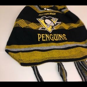 Pittsburg Penguins NHL Black and Yellow Backpack